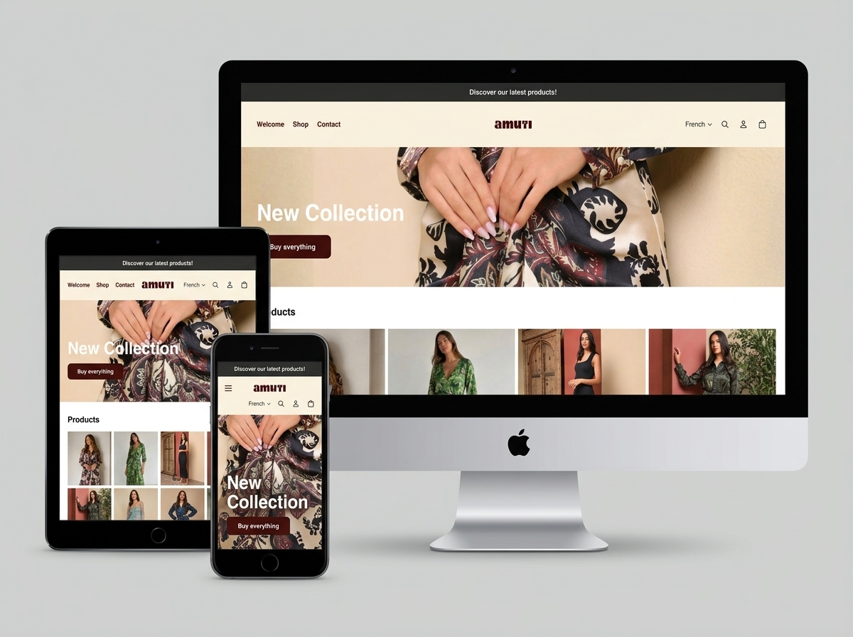 AMUTI – Premium E-commerce Fashion Boutique