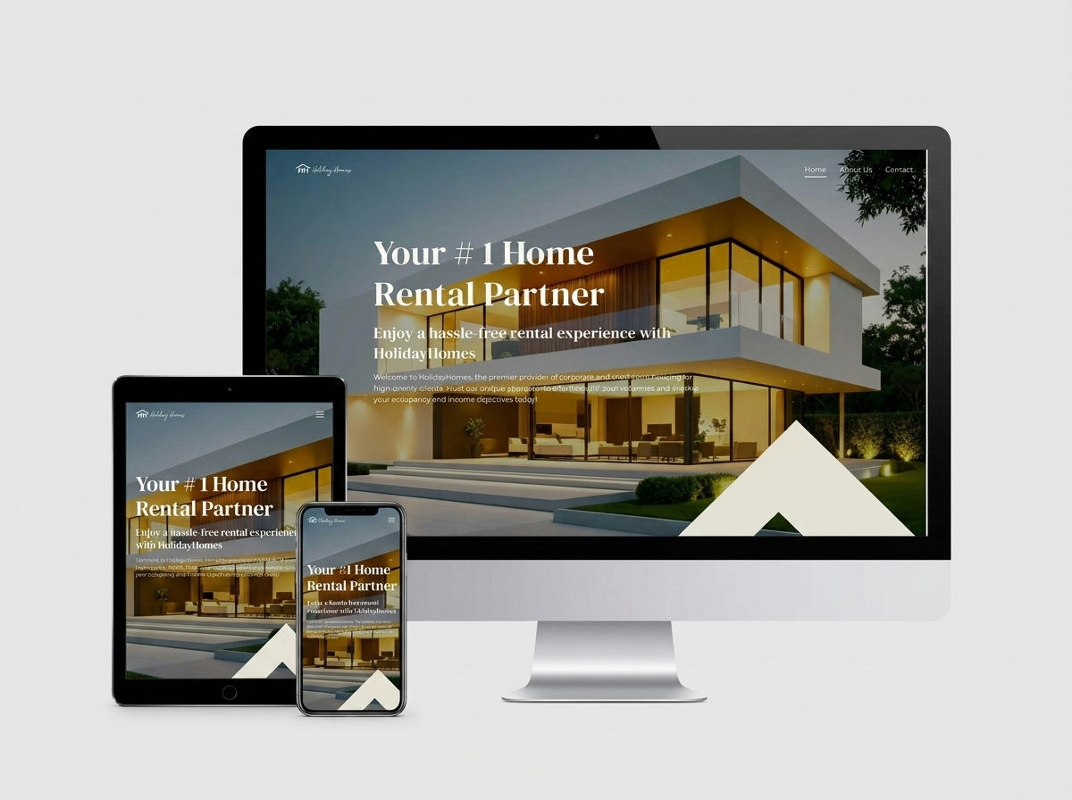 Holiday Homes – Premium Real Estate & Rental Platform | WordPress Development